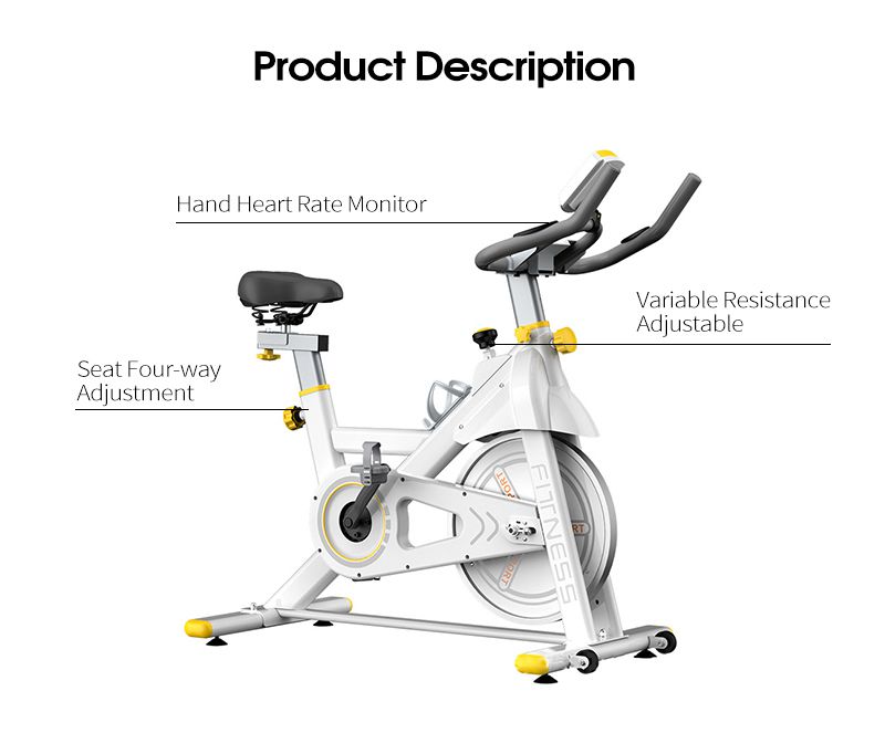 Bicicleta de espín silenciosa interior vertical Bicicleta de espín silenciosa interior vertical