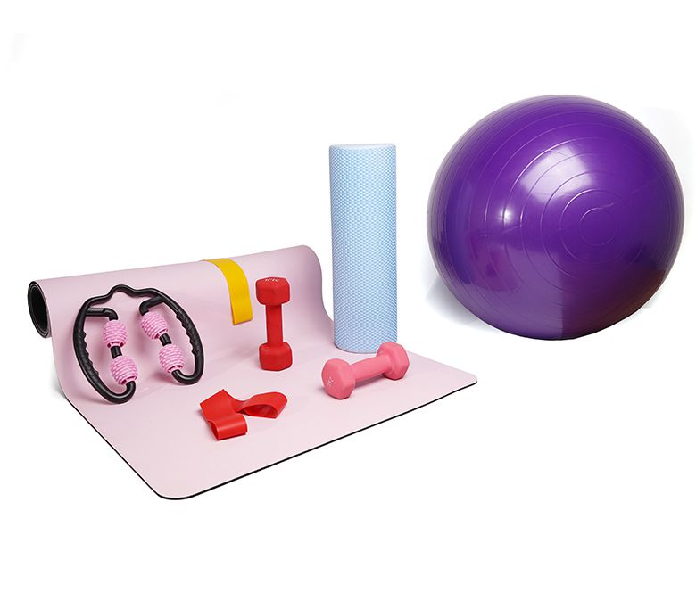 Kit de estiramiento de la alfombra de yoga PU