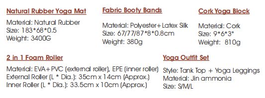 Juego de ropa de yoga