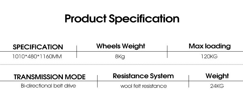 Bicicleta de ejercicio magnético de doble resistencia Bicicleta de ejercicio magnético de doble resistencia