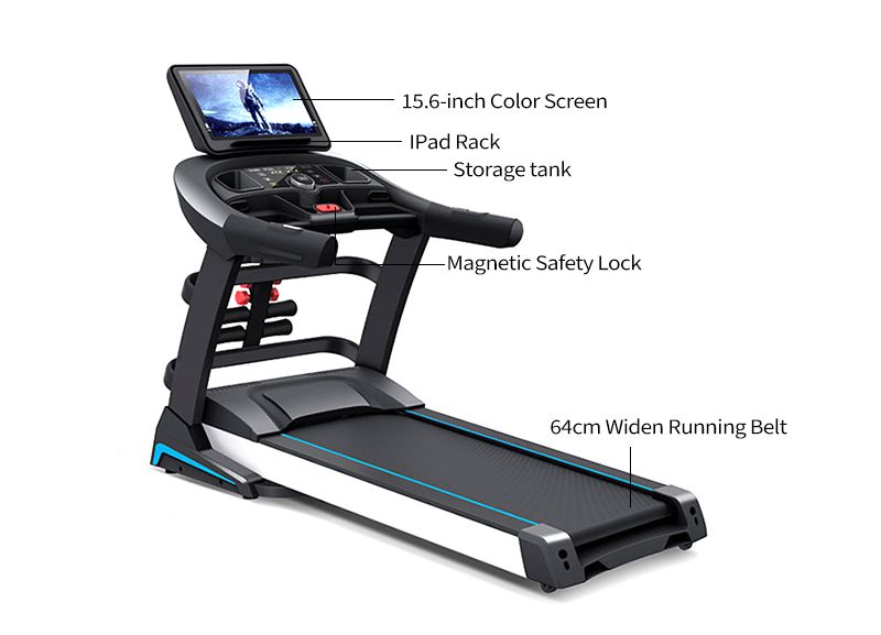 Cinta de correr comercial multifuncional interior