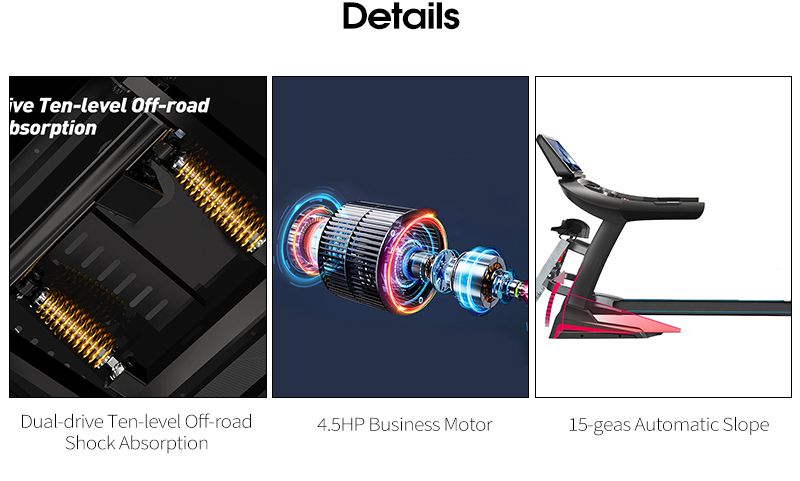 Cinta de correr comercial multifuncional interior