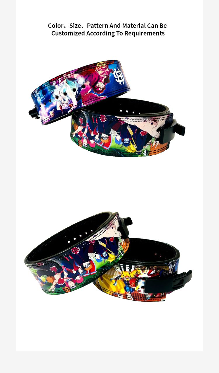 NUEVA LLEA LLIGRA impresión de anime Cinturón de levantamiento de pesas