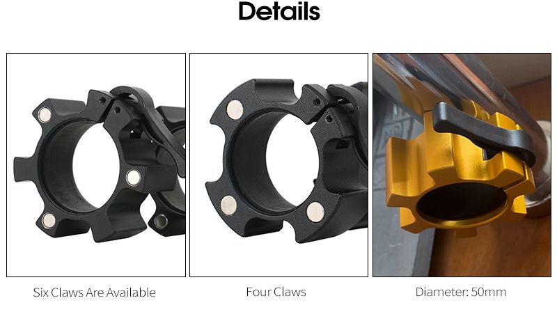 Abrazaderas de barra de aluminio magnético