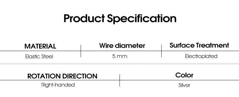 Clips de cuello de bloqueo de primavera para barra de pesas Barra de pesas