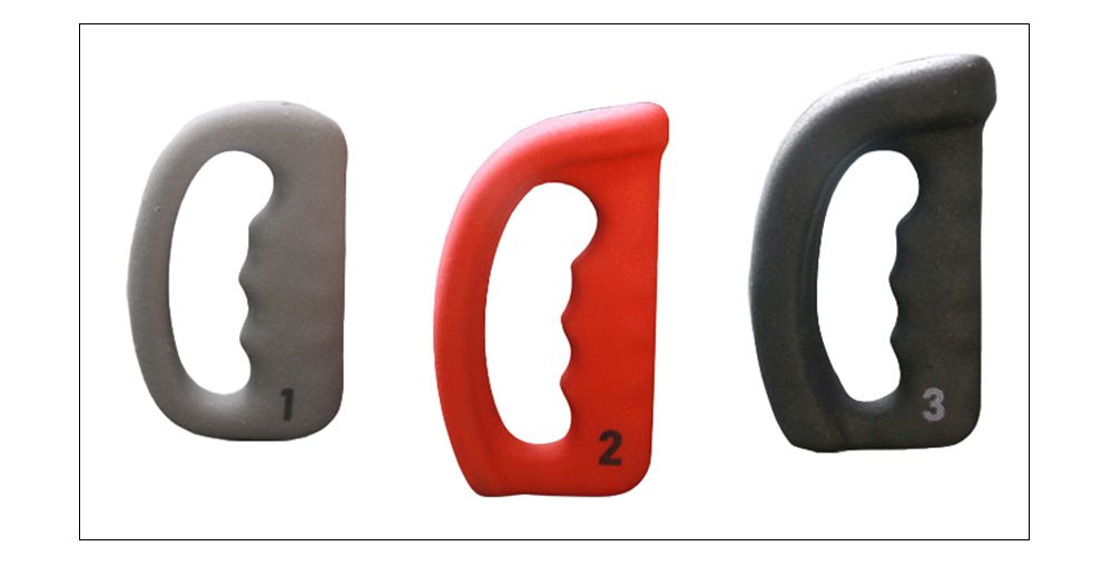 Mini pesas con pesas en forma de D de neopreno al por mayor para mujeres y niños