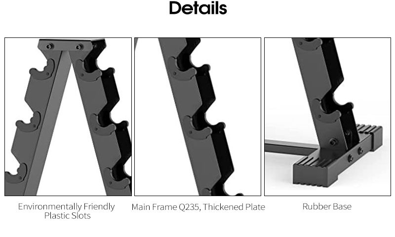 Una rejilla de mancuernas de forma Una rejilla de mancuernas de forma
