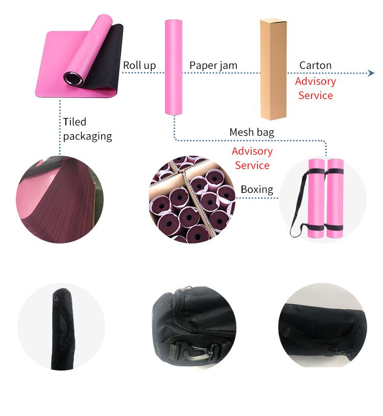 Estera de goma PU de alta densidad con agarre superior para yoga caliente