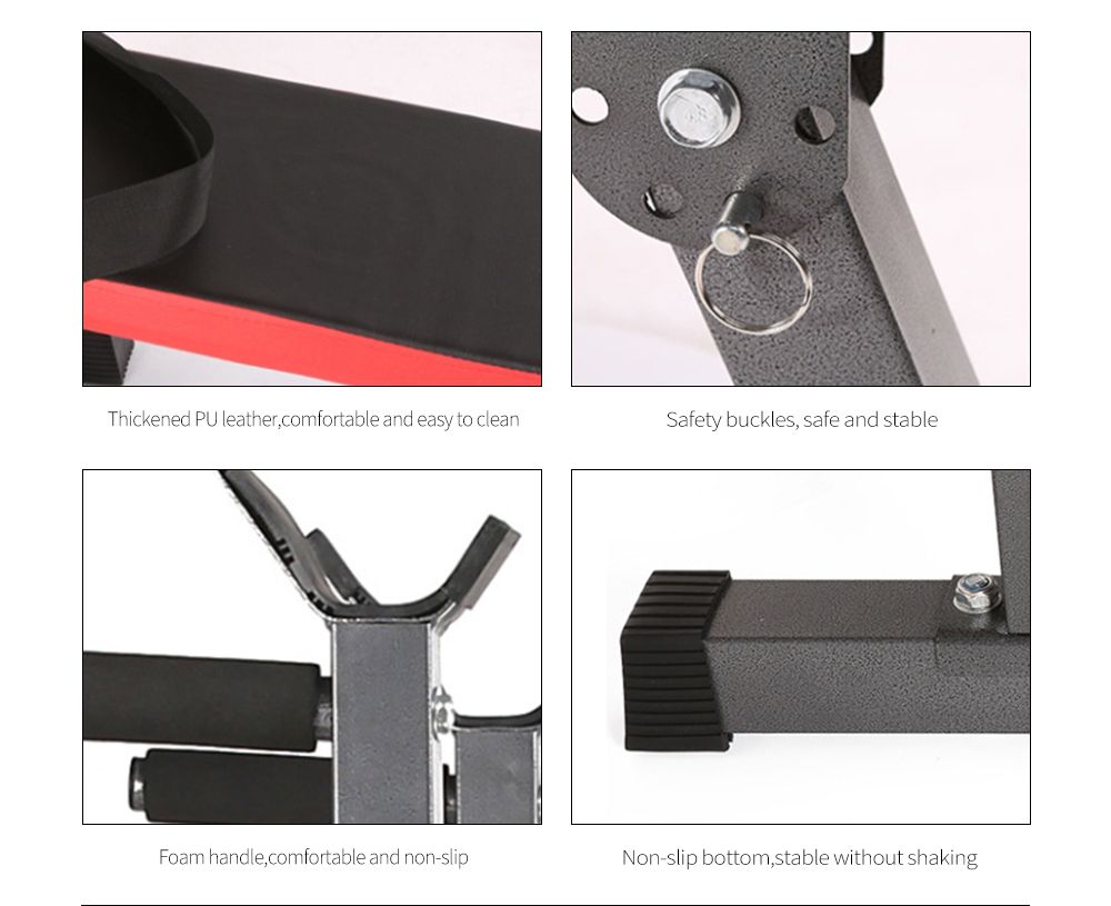Banco multifuncional de estante de pesas plegables Banco multifuncional de estante de pesas plegables