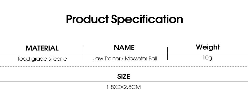 Entrenador muscular de Masseter 7th Generation