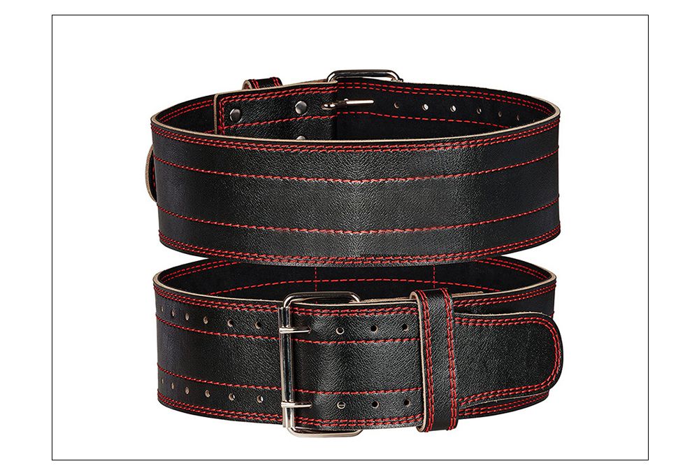 Cinturón de cuero de levantamiento de pesas de palanca de fitness