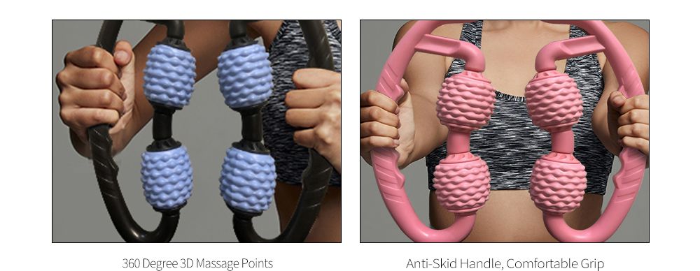 Palo de masaje en la pierna del rodillo de espuma