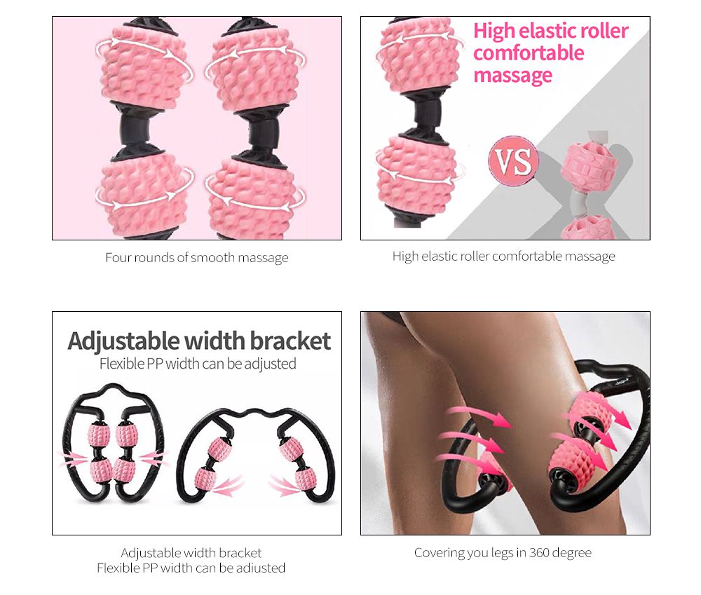 Masajeador de rodillos 3D