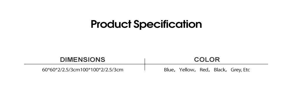 Alfombrillas de ejercicio de espuma EVA bio color-skid de espuma EVA