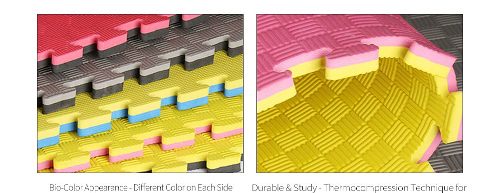 Alfombrillas de ejercicio de espuma EVA bio color-skid de espuma EVA