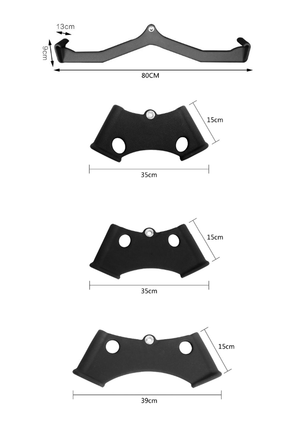 Mango de entrenamiento de fuerza de fitness hacia atrás
