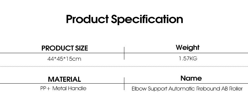 Soporte de codo Roller AB Automatic Rebound AB