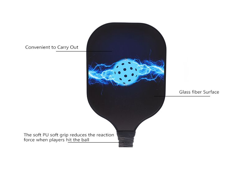 Paleta de bola de pepinillo (fibra de vidrio)