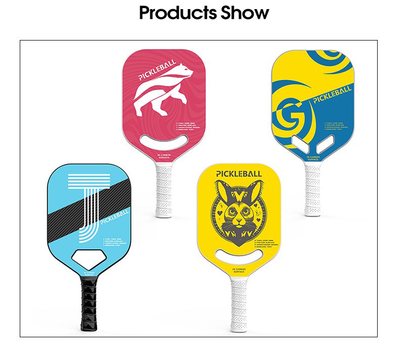 Raqueta de una pieza de fibra de carbono