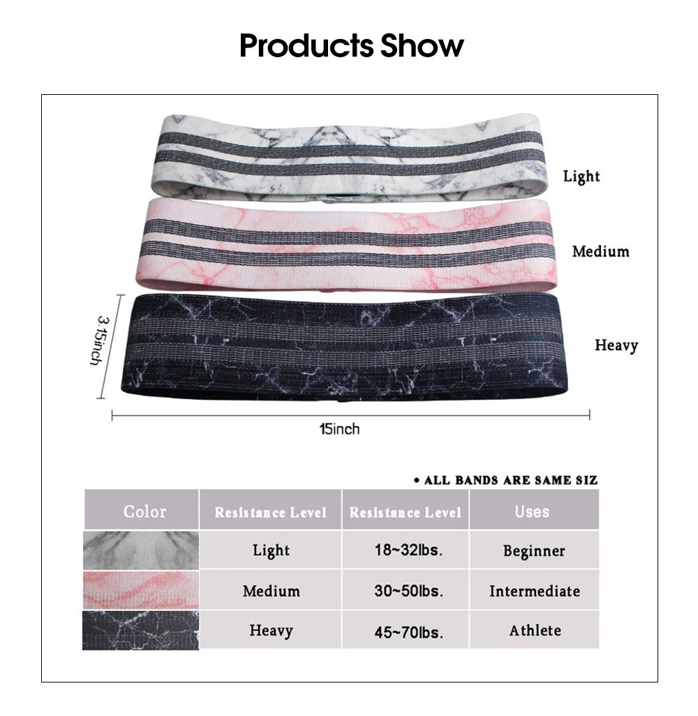 Banda de botín de tela de mármol