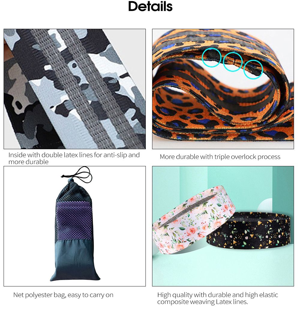 Banda de botín de tela colorida