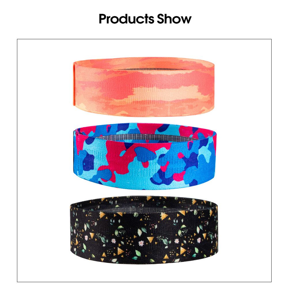 Banda de botín de tela colorida