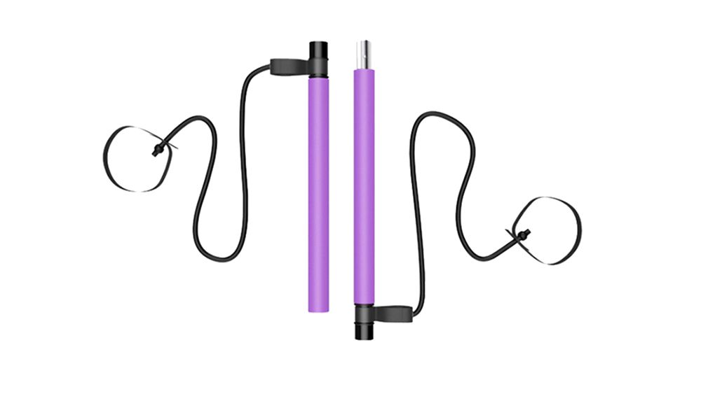 Barra de ejercicio de Pilates con banda de resistencia