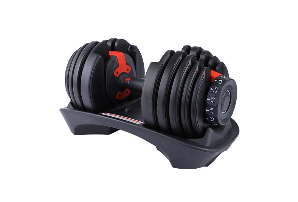 Mancuerna ajustable con 15 configuraciones de peso