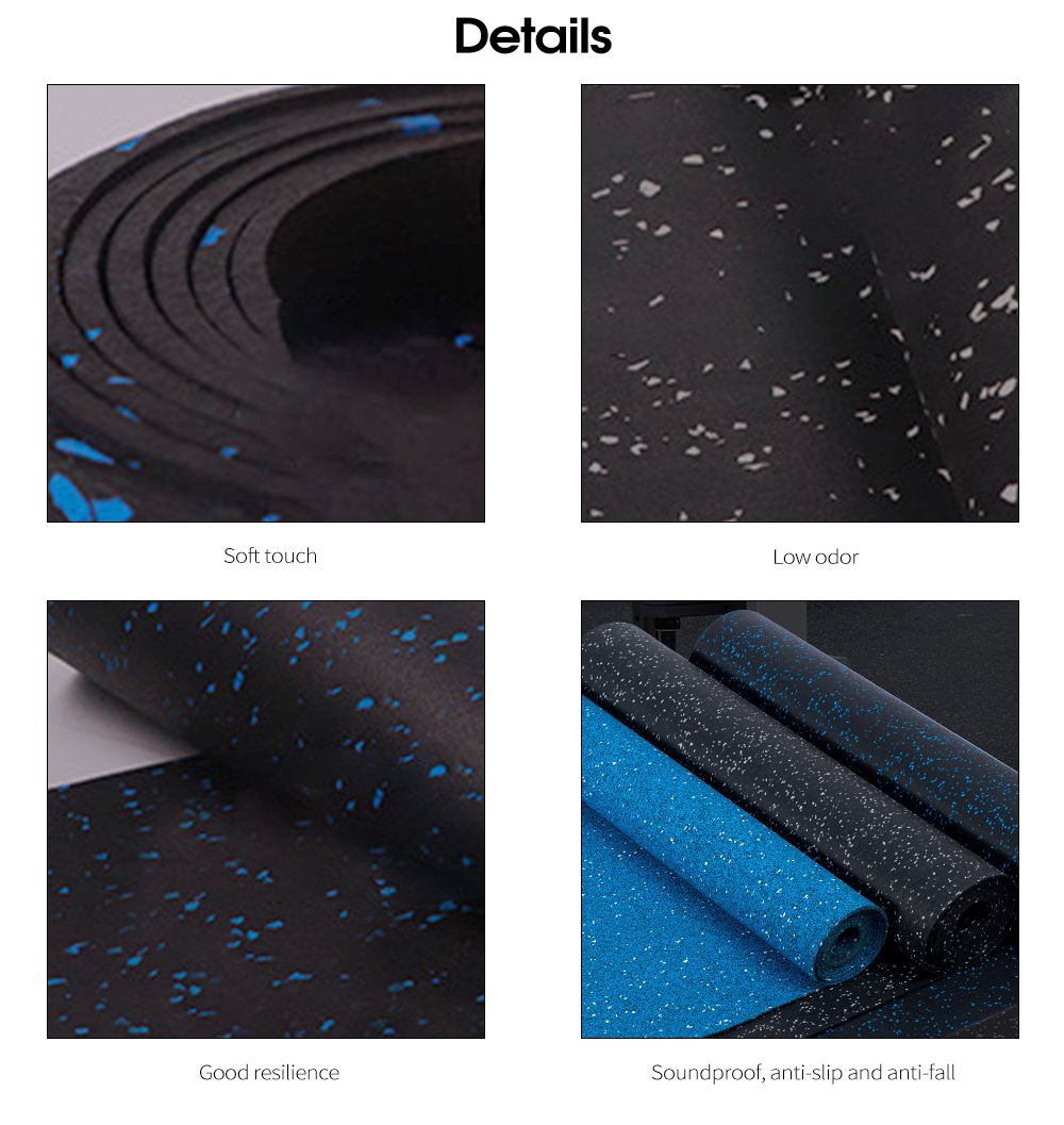 Estera de piso de rollo de goma