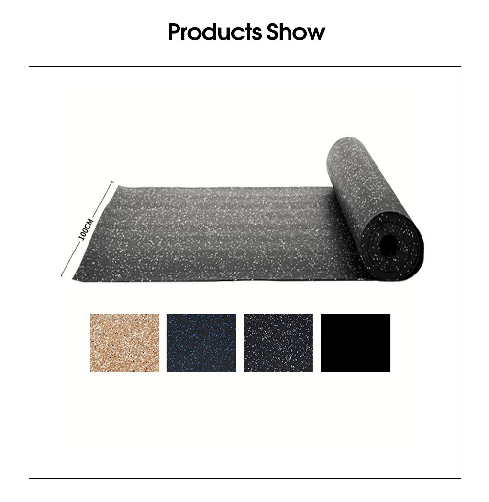 Estera de piso de rollo de goma