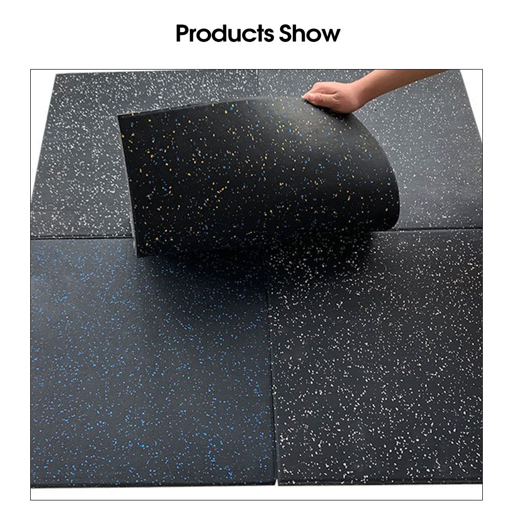 Estera de piso de goma de los dientes Estera de piso de goma de los dientes