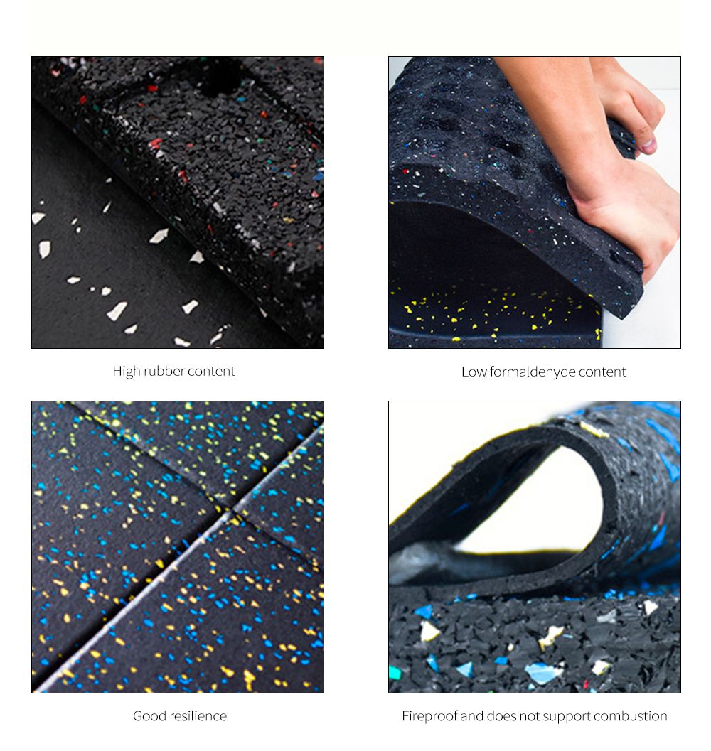 Estilo de hebilla de la estera del piso de goma Estilo de hebilla de la estera del piso de goma