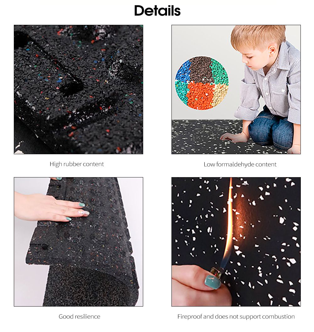 Alfombrillas de goma de fondo plano Alfombrillas de goma de fondo plano