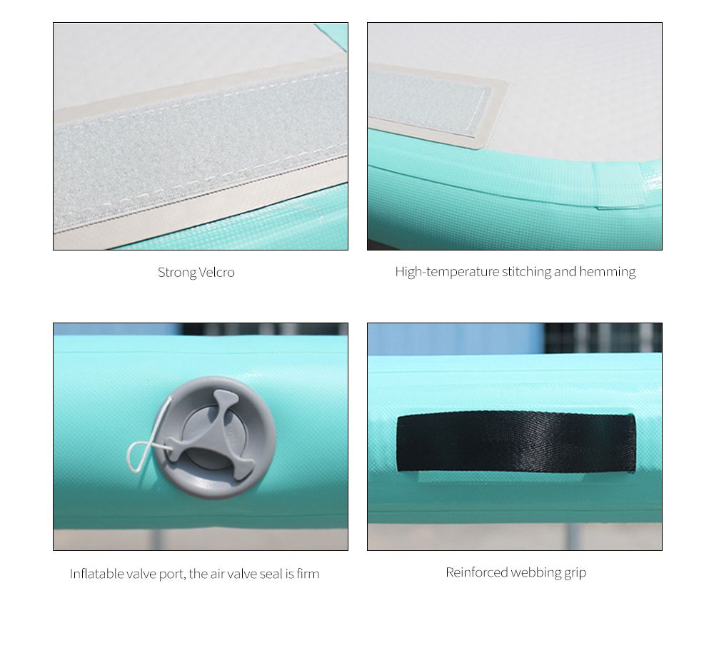 Estera gimnástica inflable