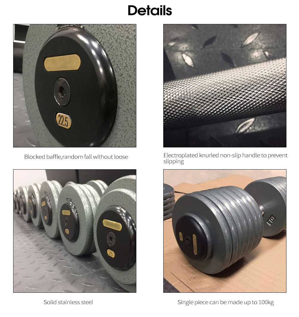 Pesa de hierro fundido de peso pesado Pesa de hierro fundido de peso pesado