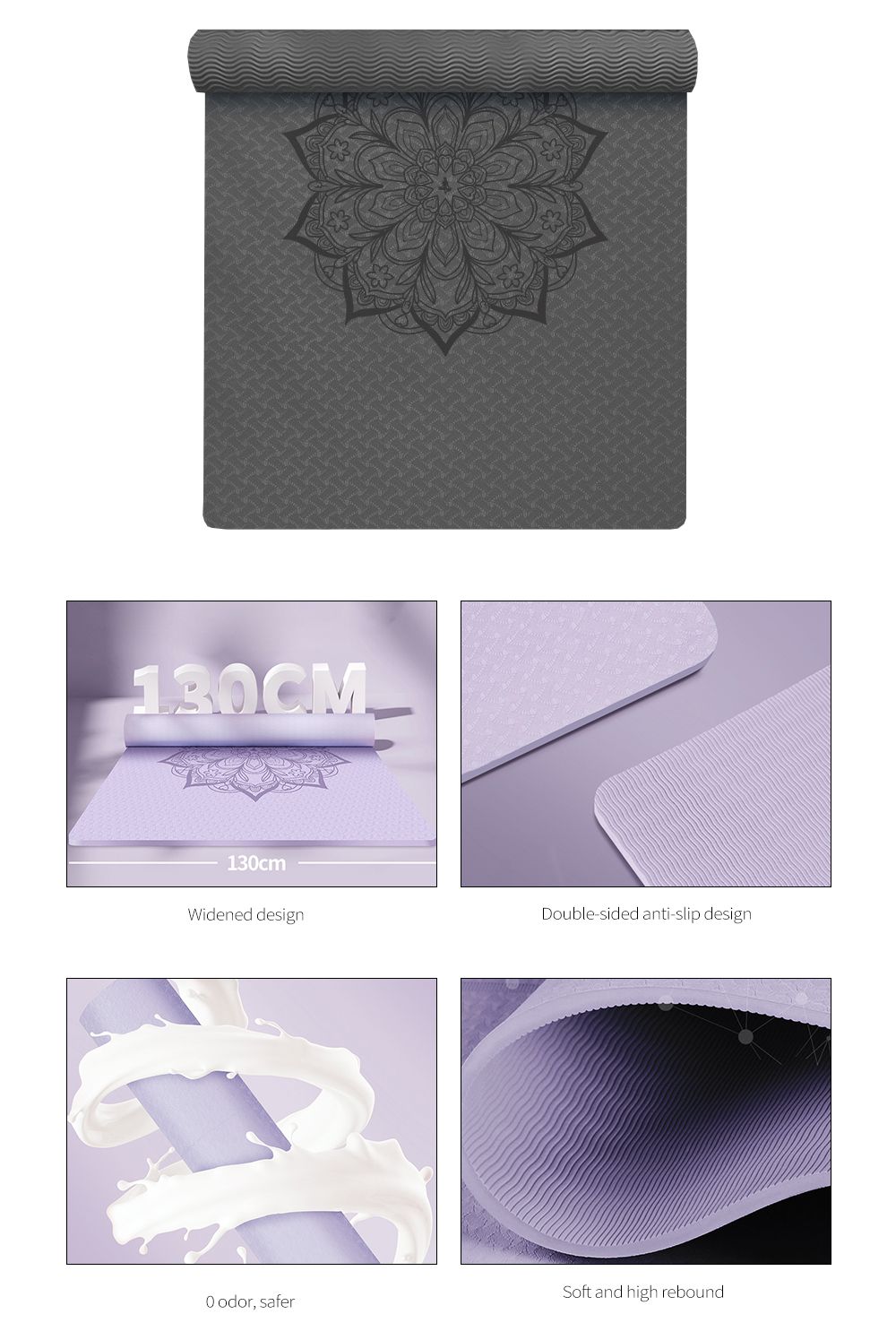 Estera de yoga para 2 personas usan Estera de yoga para 2 personas usan