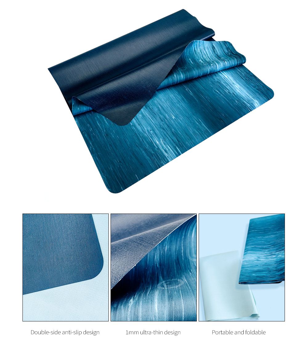 Estera de yoga plegable de choque de color Estera de yoga plegable de choque de color