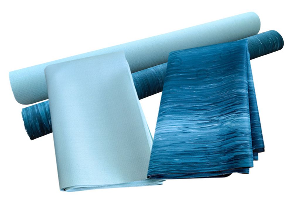 Estera de yoga plegable de choque de color Estera de yoga plegable de choque de color