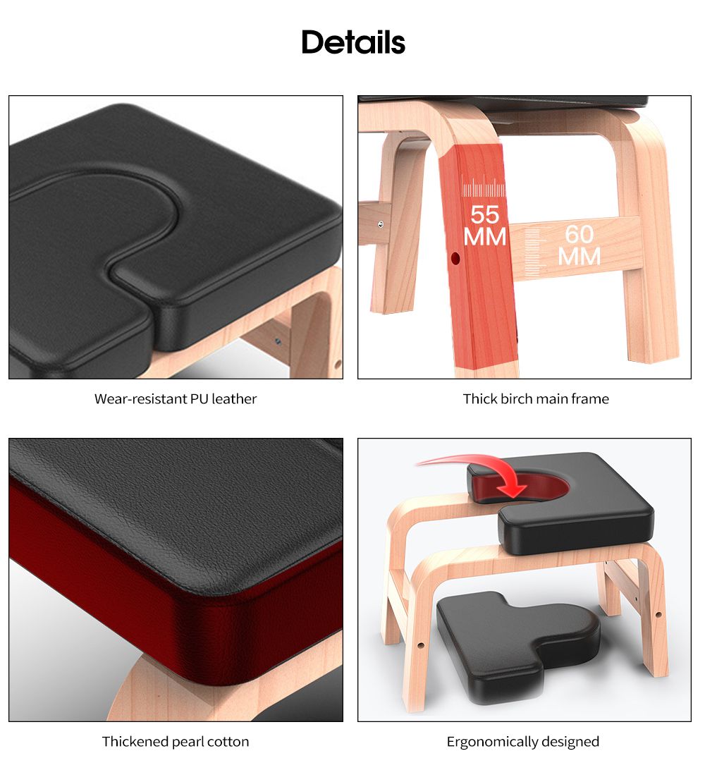 Banco de la cabeza de yoga Banco de la cabeza de yoga