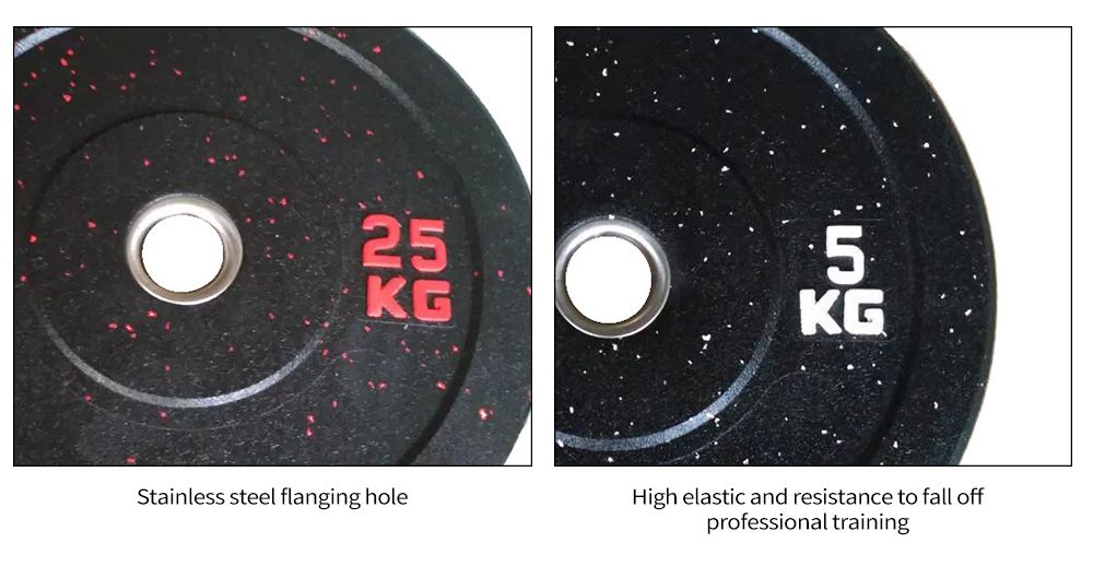 Placa de barra de granules de goma color