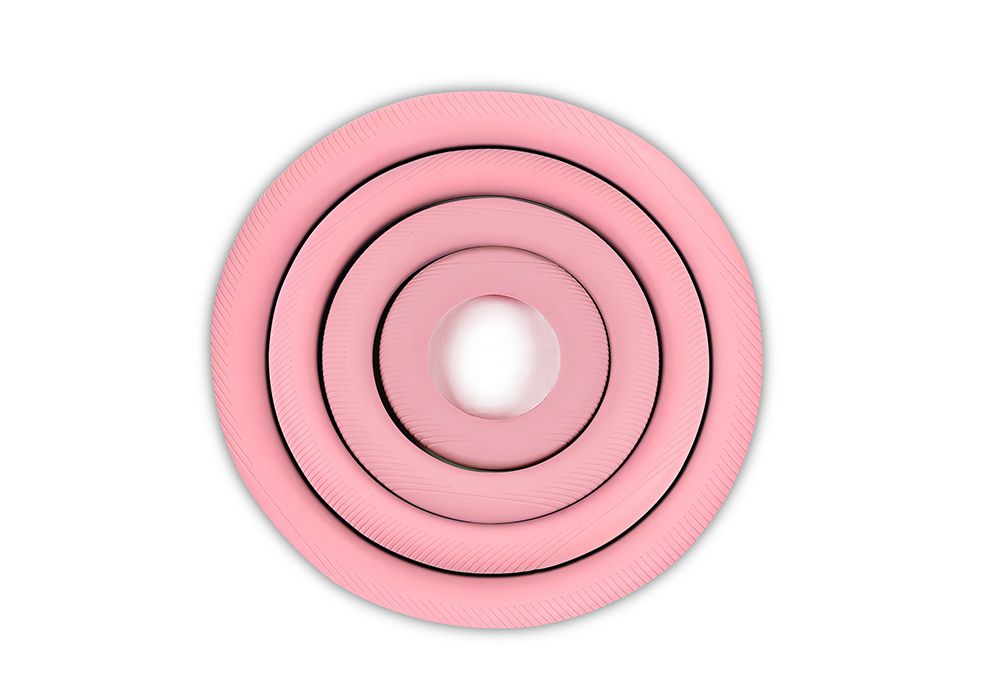 Pesas de silicona redonda