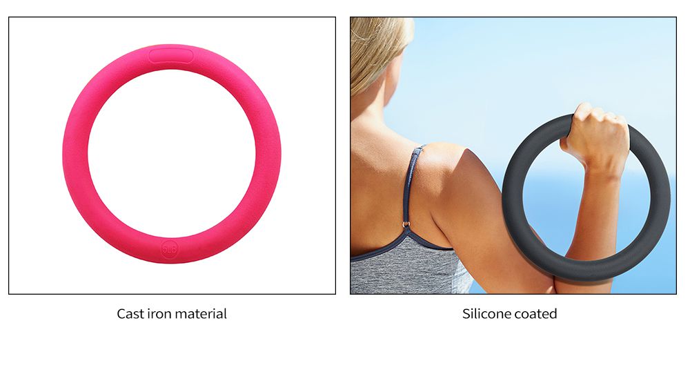 Pesas de silicona redonda