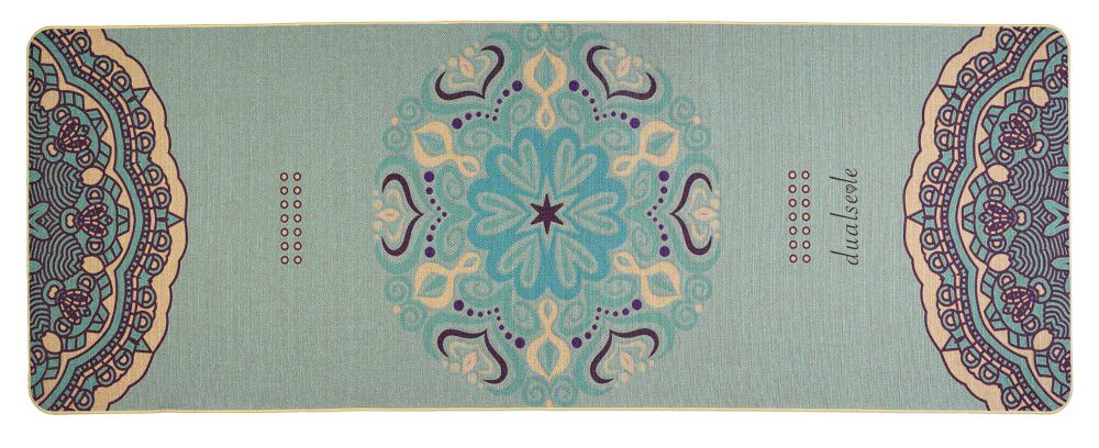 Alfombra de yoga de yoga de goma natural sin deslizamiento