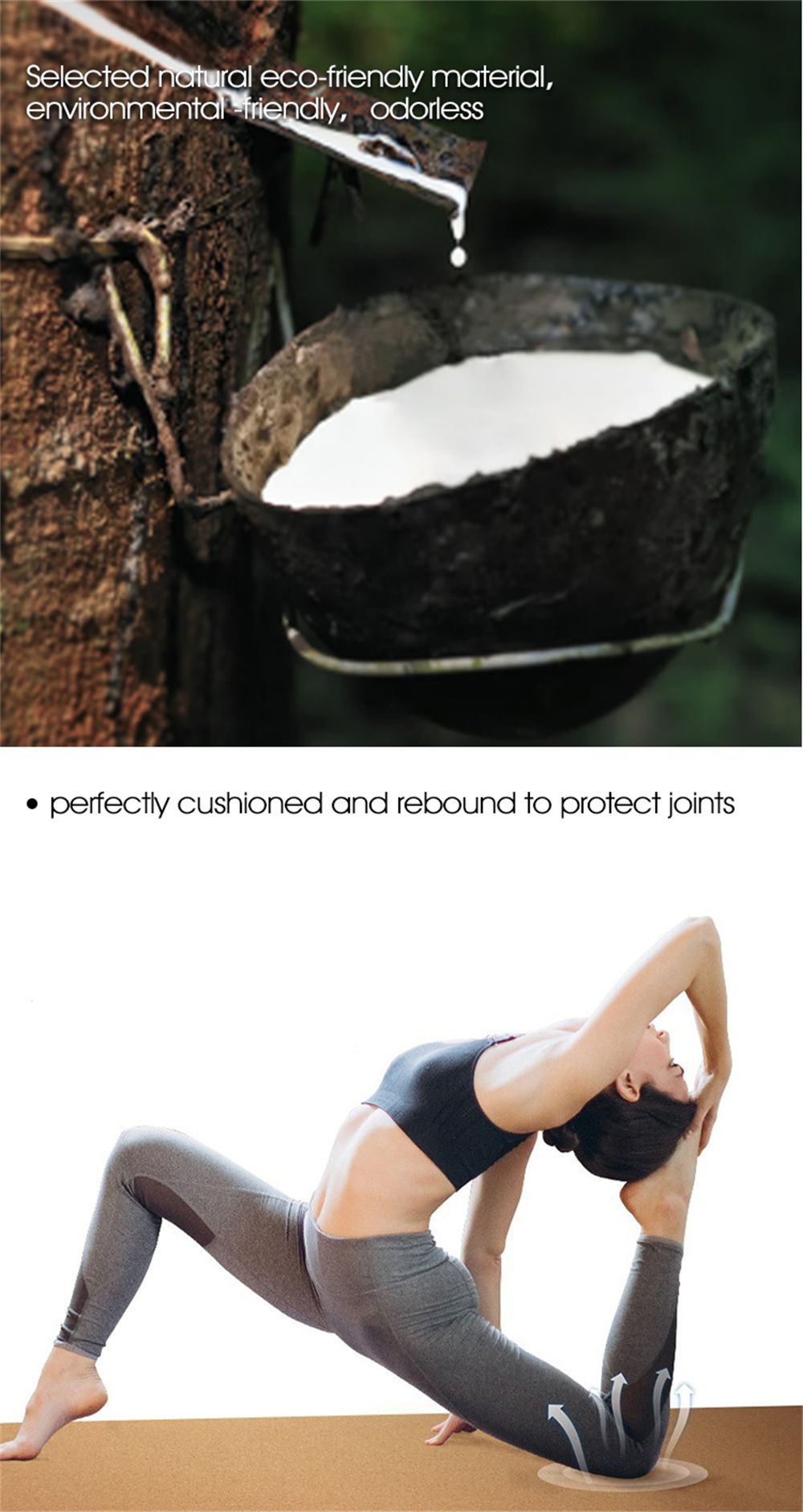 Color primario Cork Rubber Mat de yoga personalizado Al por mayor Color primario Cork Rubber Mat de yoga personalizado Al por mayor