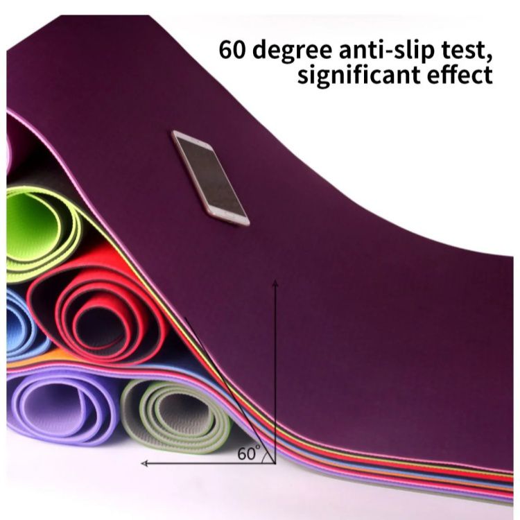 Alfombra de yoga TPE de doble capa