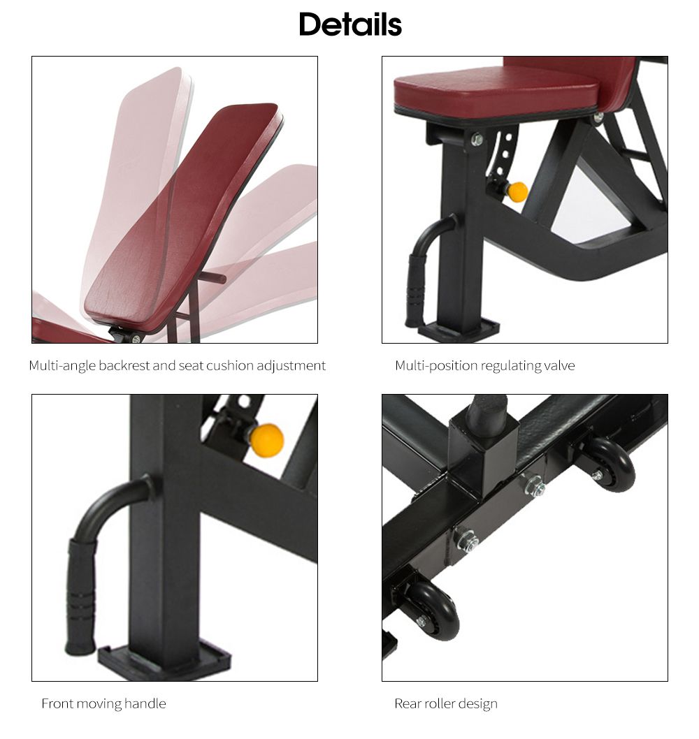 Banco de pesas de cuero Banco de pesas de cuero