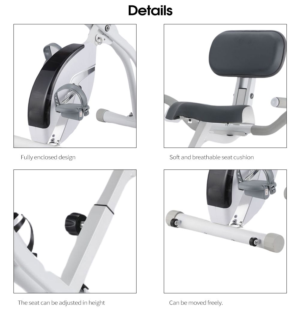 Bicicleta de ejercicio plegable