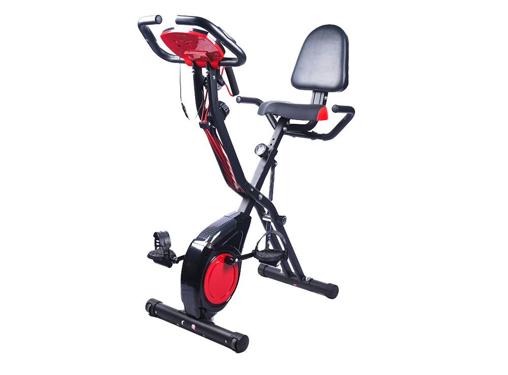 Bicicleta de ejercicio plegable para ahorrar espacio