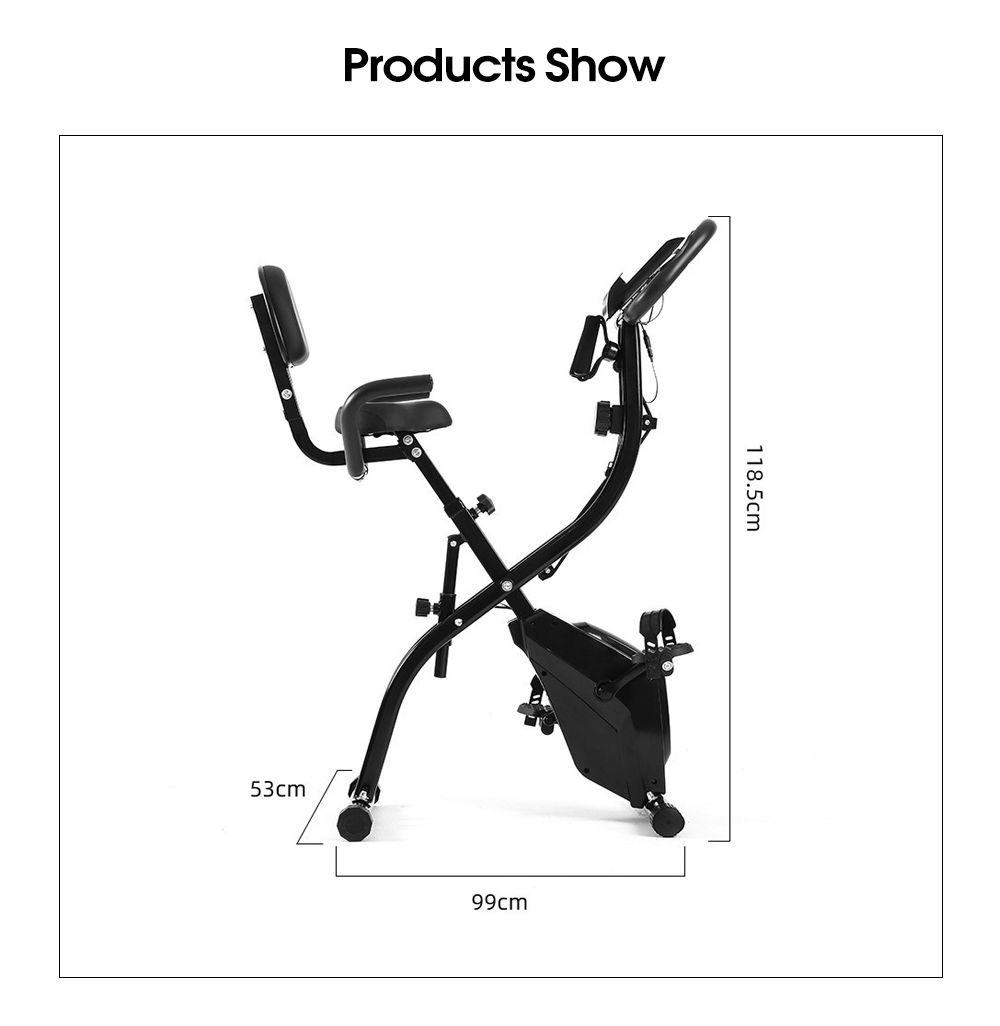 Bicicleta de ejercicio plegable para cardio