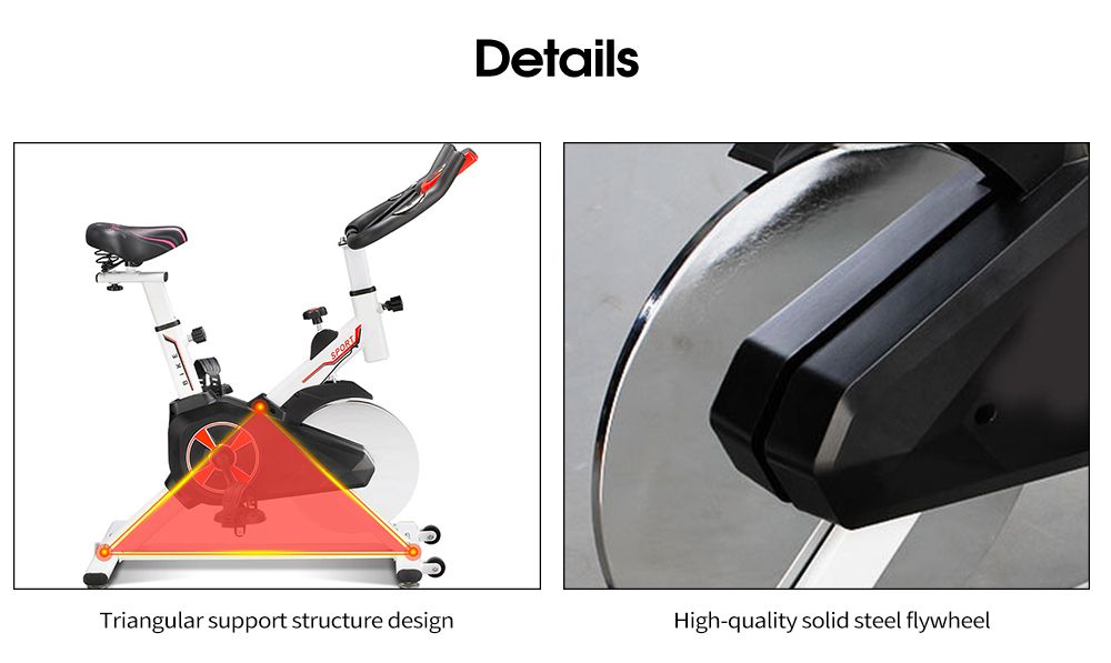 Bike de spin para entrenamiento cardiovascular en interiores